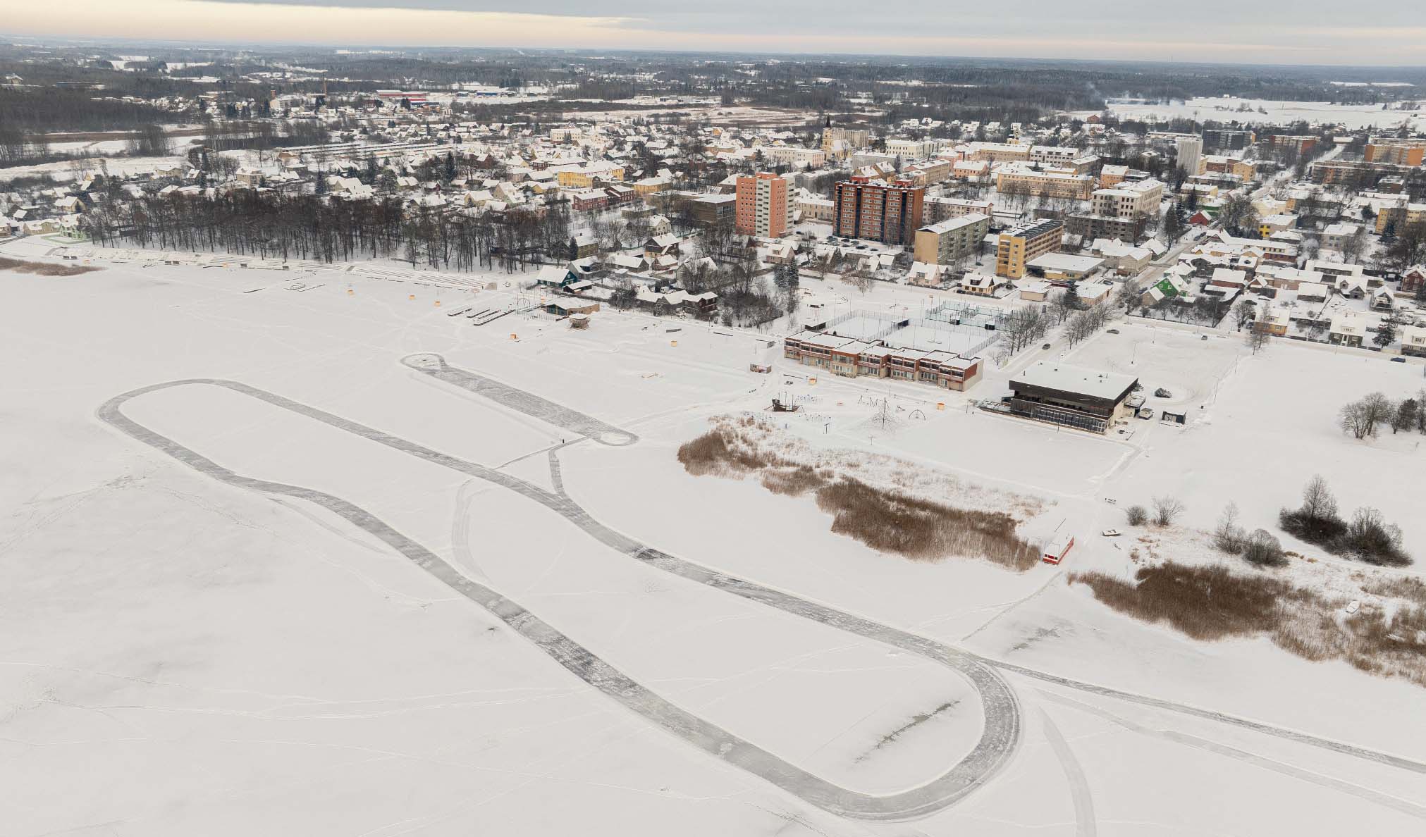 Tamula uisurada 14. jaanuari lõunapaiku. FOTO: Aigar Nagel
